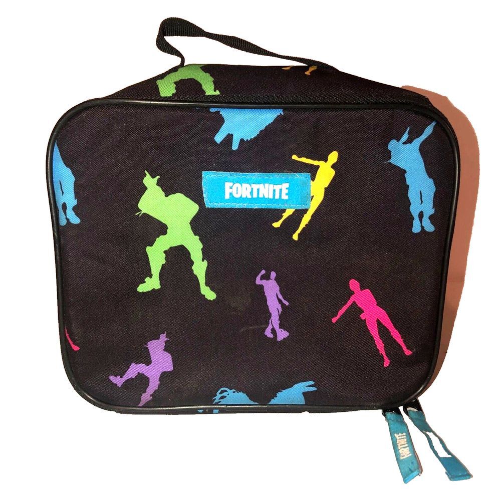 Fortnite Soft Lunch Box Zippered Opening - 9.5" x 8" x 4"